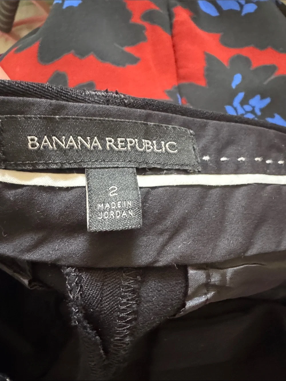 Banana Republic Black Women's Tailored Ankle Pants 7.1M